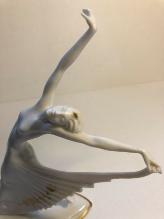 K Tutter Art Deco Ballerina Figure Hutschenreuther Selb 2