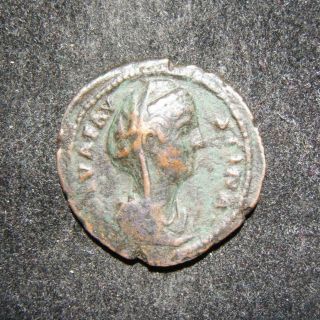 Roman Imperial Diva Faustina Senior Ancient Ae Sestertius Coin Ric Iii 1130 F - Vf