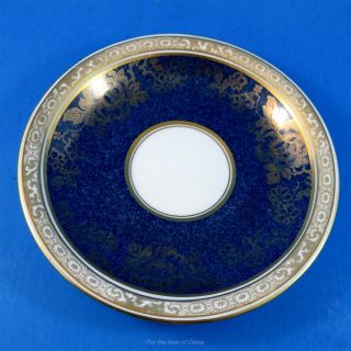 Cobalt Blue with Gold Design Radfords Fenton Tea Cup and Saucer 3