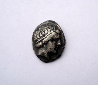 Rare Ancient Greek Silver Coin Obol King Philip