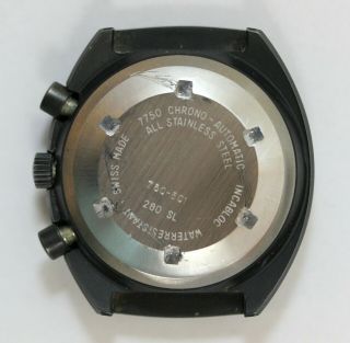 1981 Heuer Pasadena Chronograph,  Val 7750,  Runs Well,  750.  501,  box,  etc 11