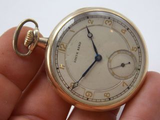 Vintage Antique South Bend Gold Filled 19 Jewel 12 Size Grade 429 Pocket Watch
