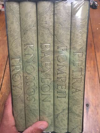 Lost Cities Of The Ancient World Folio Society 5 Volume Set.
