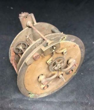 Antique French 8 Day Clock Striking Movement For Spares Clock Parts