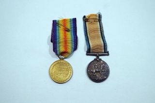 Canada Ww1 Medal Pair A - Cpl.  H.  Pruneau 22nd Can.  Inf.  Van Doos (cef) B386