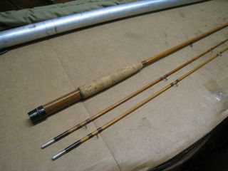 Vintage 3 Piece Payne Bamboo Fly Rod 7 1/2 FT (2) Tip Ends - Un - fished 3