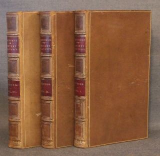B G Niebuhr Lectures On Ancient History 3 Vols London 1852 Tran Schmitz Leather