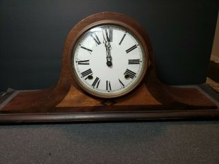 Antique Sessions Mantle Clock - 8 Day - Berkeley Repair/parts? No Key
