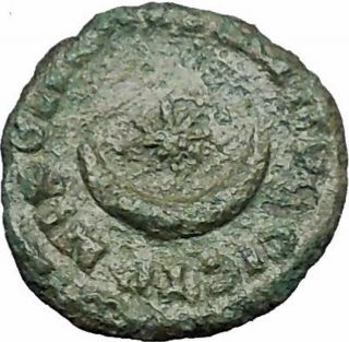 Septimius Severus 193ad Nicopolis Ad Istrum Moon Star Ancient Roman Coin I54759