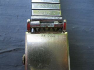 VINTAGE LECOULTRE WATCH 18k WHITE GOLD 