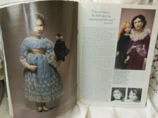 Vintage Porcelain and Wax Doll Brigitte Deval Doll Artist 1980’s one of a kind 6