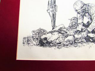 US Army Combat Medic Memorial Picture Print Fort Sam Houston TX 3