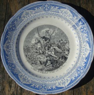 Russia Tsar Porcalain Plate Of Sarreguemines 1880 From France 4 On