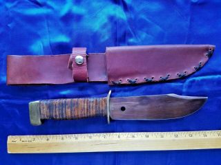 Ww2 Us Theater Made Knife Made By N.  Dyer.