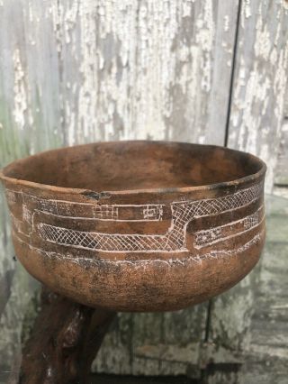 Ancient Caddo Indian Friendship Pottery Bowl