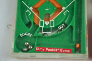 2 Vintage Tomy Pocket Games,  Baseball,  Times Up, 3