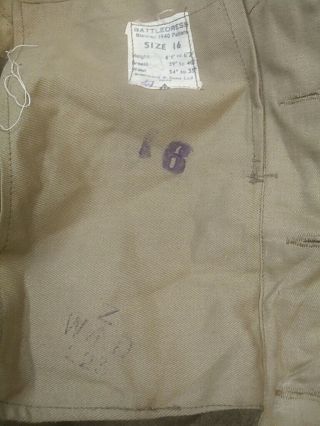 WWII British Army 1940 pattern Battledress Uniform 1945 Jacket,  UK Size16,  US 42 8
