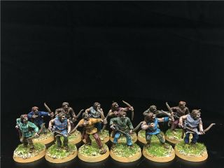 1/56 28mm Ancient Wab Dps Painted Gallic Archers Gh1225