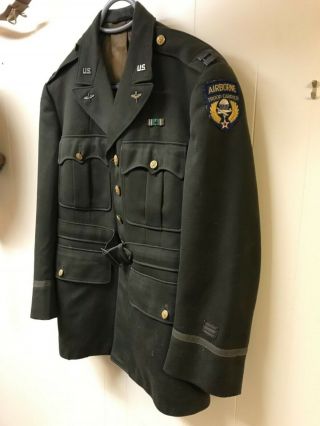 Wwii Us Army Air Corp. ,  Captain,  9th Air Force,  Airborne Troop Carrier Jacket