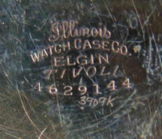 Elgin pocket watch 1925 15 jewel runs plus a Bulova jeweled ladies watch 8