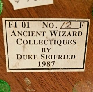 Ancient Wizard Collectiques Duke Seifried Painted Figure Display 1987 Vintage 7