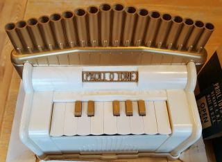 Vintage RARE PROLL - O - TONE Toy Organ Keyboard 1959 7