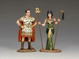 Ae - S01 - " Antony & Cleopatra " Set - Ancient Egypt - King And Country - Retired