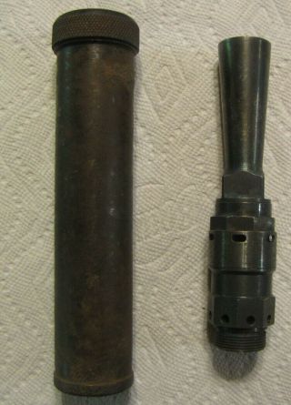 German Mg08 Maxim Muzzle Booster In Can,  Wwi - Wwii