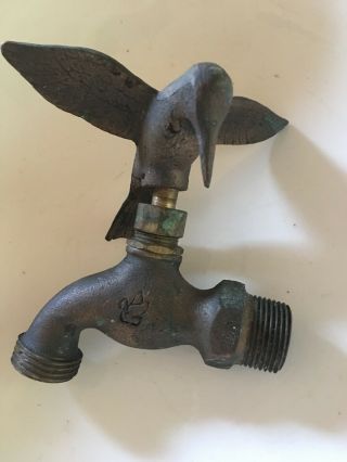 Antique Hummingbird Water Spigot Made In Usa