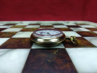 Antique Elgin 15 Jewel Double Roller Gold Filled Pocket Watch 3