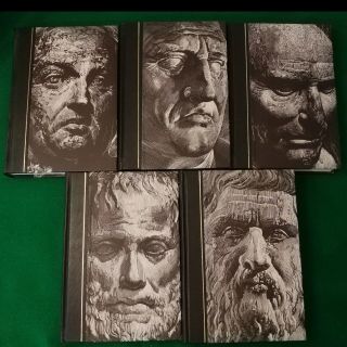 Folio Society 1/4 Leather Bound Books Great Philosophers of the Ancient World 2