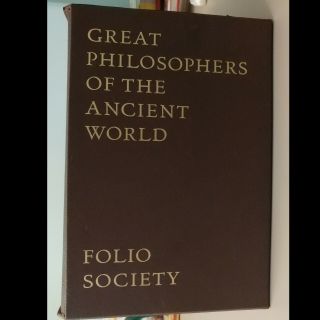 Folio Society 1/4 Leather Bound Books Great Philosophers of the Ancient World 7