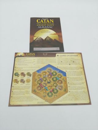 Catan Ancient Egypt Collector ' s Edition 3221 Rare Game 100 COMPLETE VGC 8