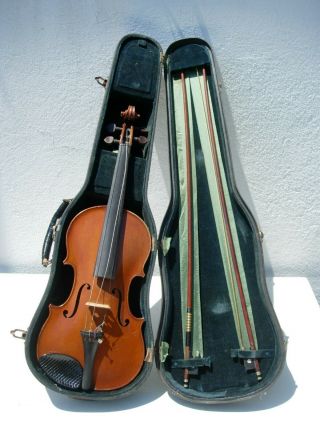 Vintage Antique French 4/4 Violin Maison Vatelot Luthier Paris Annee 1928