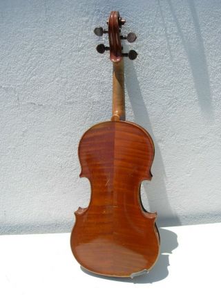 Vintage Antique French 4/4 Violin Maison VATELOT Luthier Paris Annee 1928 7