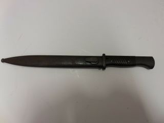 Vintage Wwii German K98 Bayonet With Matching Scabbard