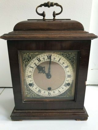 Vintage Garrard & Co Ltd London Mahogany Mantle Carriage Clock 1961