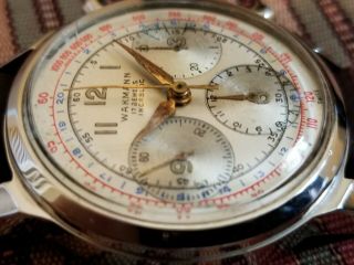 Vintage Wakmann 17 Jewel Incabloc Chronograph Valjoux 72,  non chrono 6