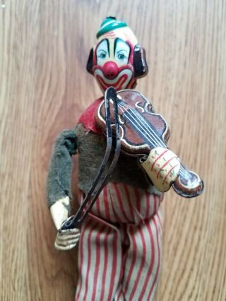 Rare Wind Up Circus Clown 2