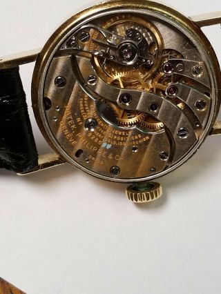Patek Philippe ref 1446 men ' s calatrava watch 8