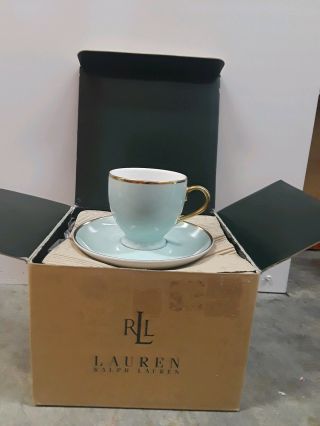 Ralph Lauren Cup & Saucer Hampton 