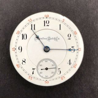 1891 Columbus 18s 15j Antique Pocket Watch Movement Model 3 215577 Of