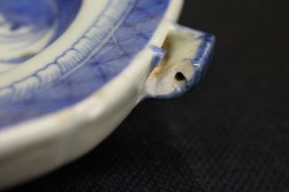 Antique 19th Century Chinese Export CANTON Blue 10 