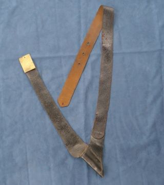British 1790s Volunteer Ors Crossbelt & Plate For Brown Bess Extremely Rare