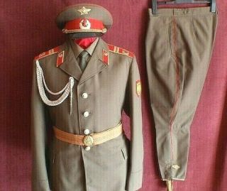 Ussr Soviet Russian Honour Guard Ceremonial / Parade Uniform.  Xl Size