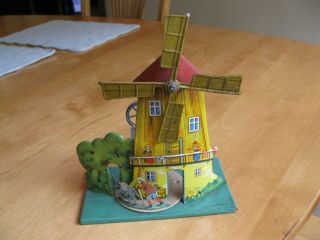 German Live Steam Toy Windmill In Great Shape