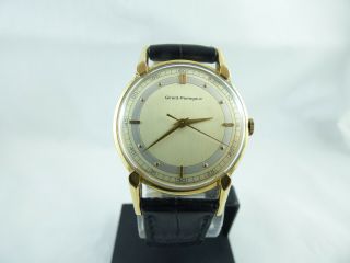 Girard Perregaux 18krt Solid Gold Gents Wrist Watch Circa 1960. 2