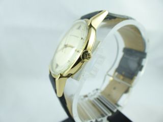 Girard Perregaux 18krt Solid Gold Gents Wrist Watch Circa 1960. 4