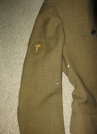 WW1 Named US Army M1917 Uniform Set Private Tailored Medical District Of Paris 5
