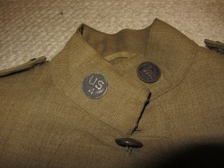 WW1 Named US Army M1917 Uniform Set Private Tailored Medical District Of Paris 6